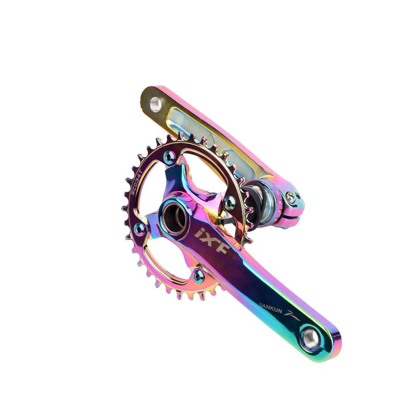 IXF – bras de manivelle intégrés pour vtt, pour vélo Hollowtech 104 Bcd 2 couronnes 32/34/36/38T, bi