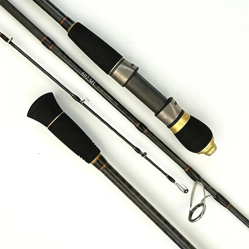 Canne pêche carbone slow jigging 1.68 1.83 1.95m puissance M ML mer spinning pointe creuse