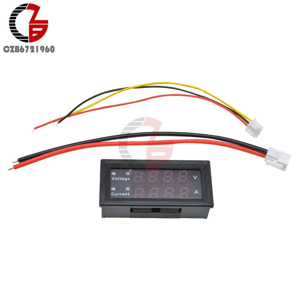 Voktta M4430 DC 100V 200V 10A voltmètre numérique électronique ampèremètre 0.28 ''affichage LED régu