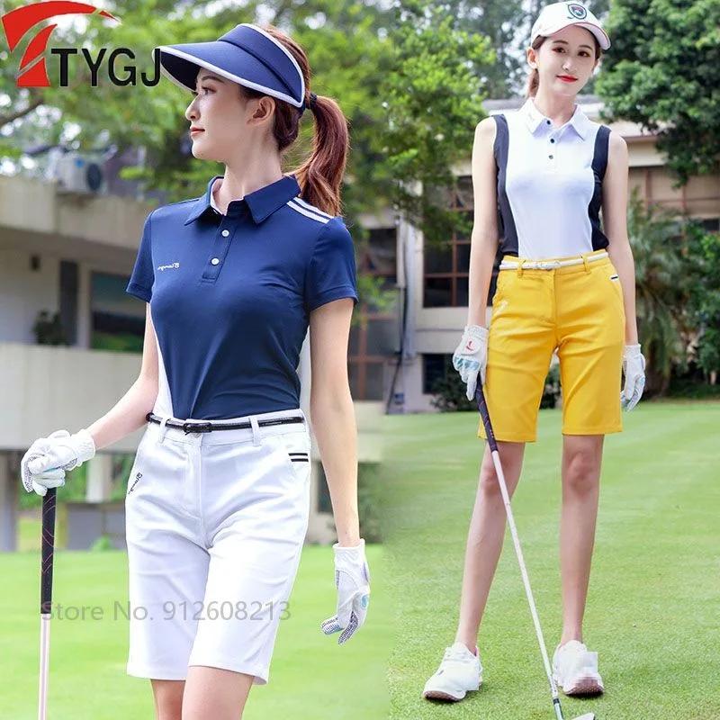 Ttygj – pantalons courts de Golf pour femmes, extensibles, coupe Slim, décontractés, vêtements respi