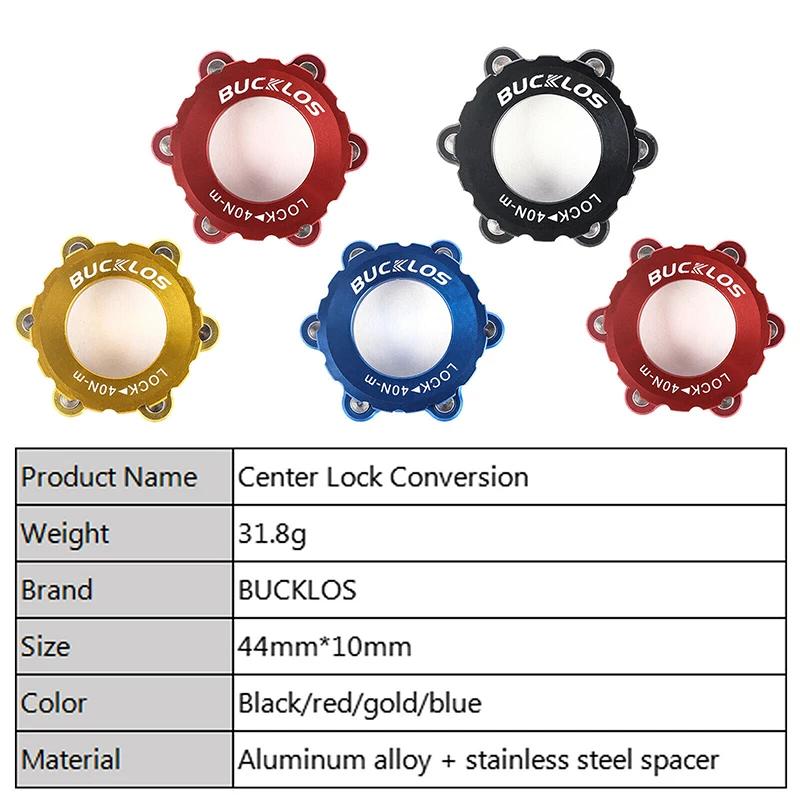 BUCKLOS – adaptateur de verrouillage central de vélo à 6 trous, Conversion de verrouillage central d