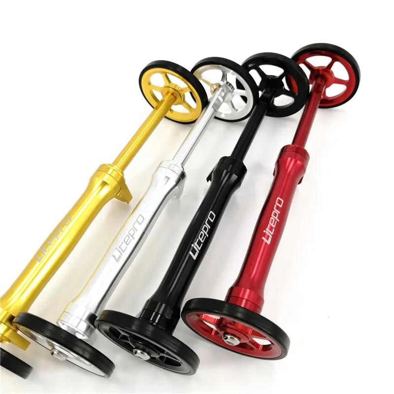Litepro-Extension de roue facile pour vélo pliant Bromsilice, cargaison arrière T1 Easywheel télesco