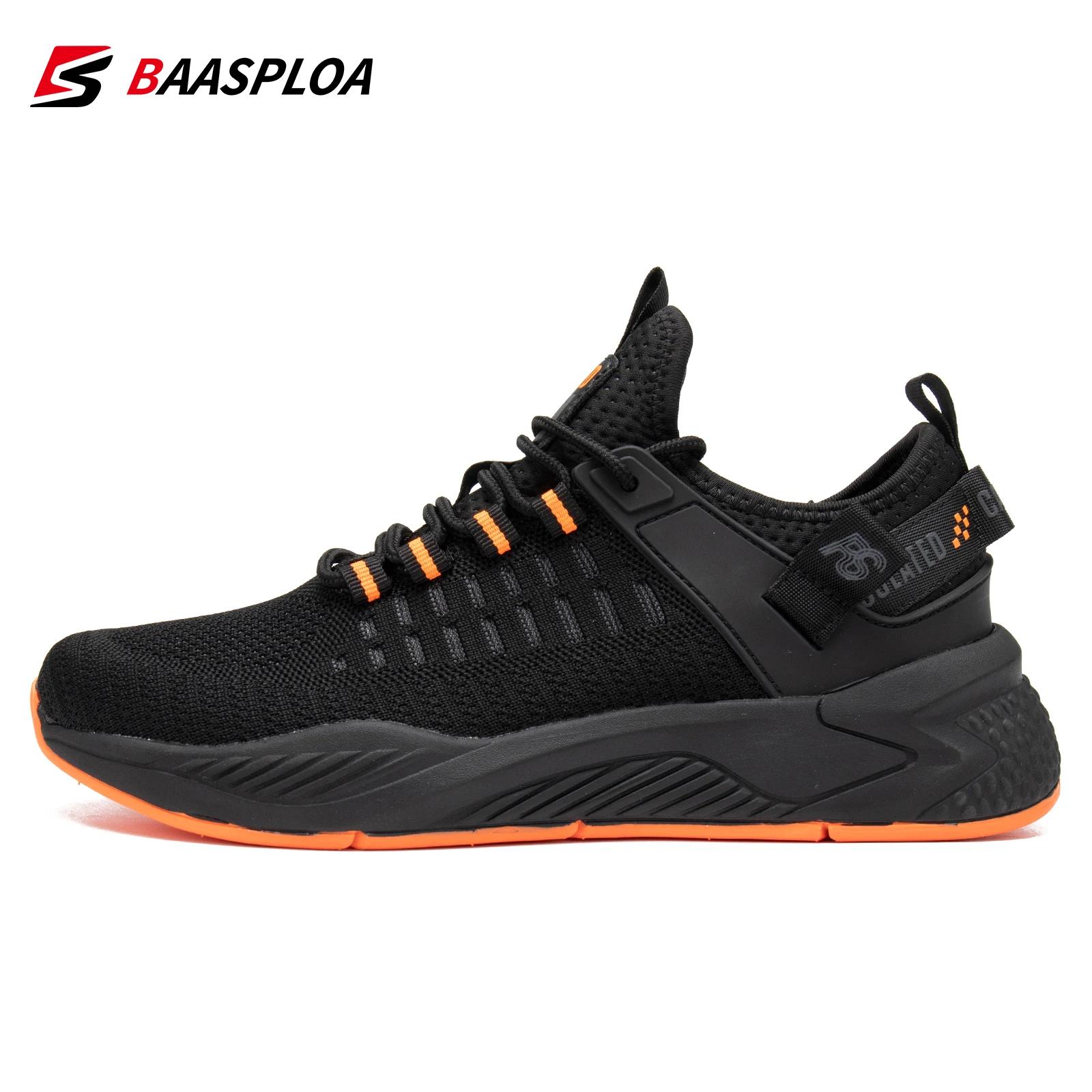 Chaussures course légères hommes Baasploa maille respirante - Baskets tennis décontractées sport plein air