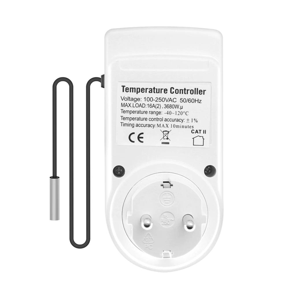 Prise de minuterie Thermostat KT3100, contrôleur de température multifonction, sortie avec interrupt