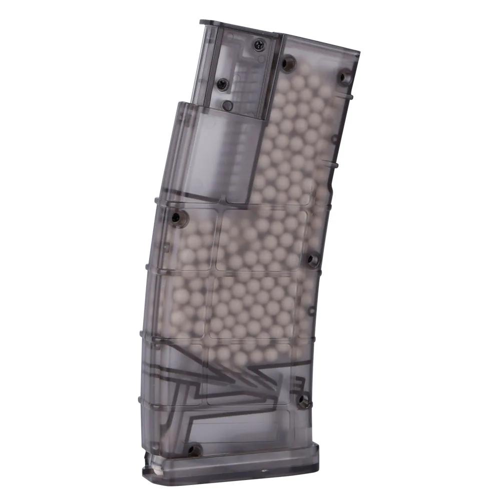Chargeur BB Airsoft à vitesse rapide, 500 tours, accessoires de Paintball de grande capacité pour le