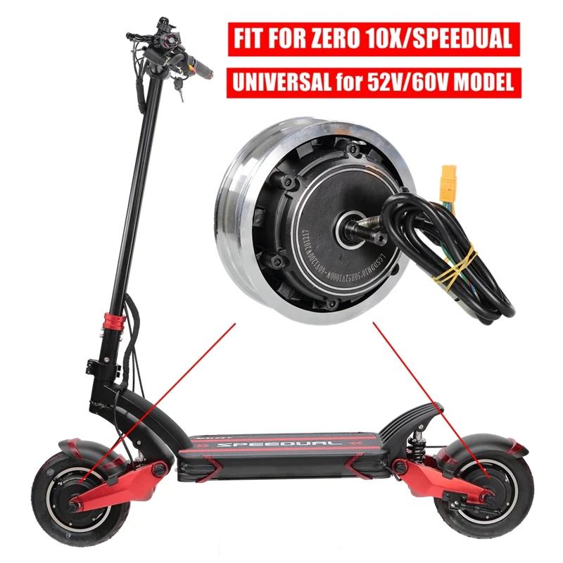 Moteur scooter électrique 10 pouces LGSDDM pour ZERO 10X - Roue avant arrière SPEEDUAL 52V 1000W