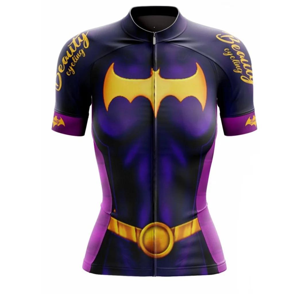 Été cyclisme rose manches courtes maillots femmes équipe vélo vêtements Motocross chemise VTT Camisa