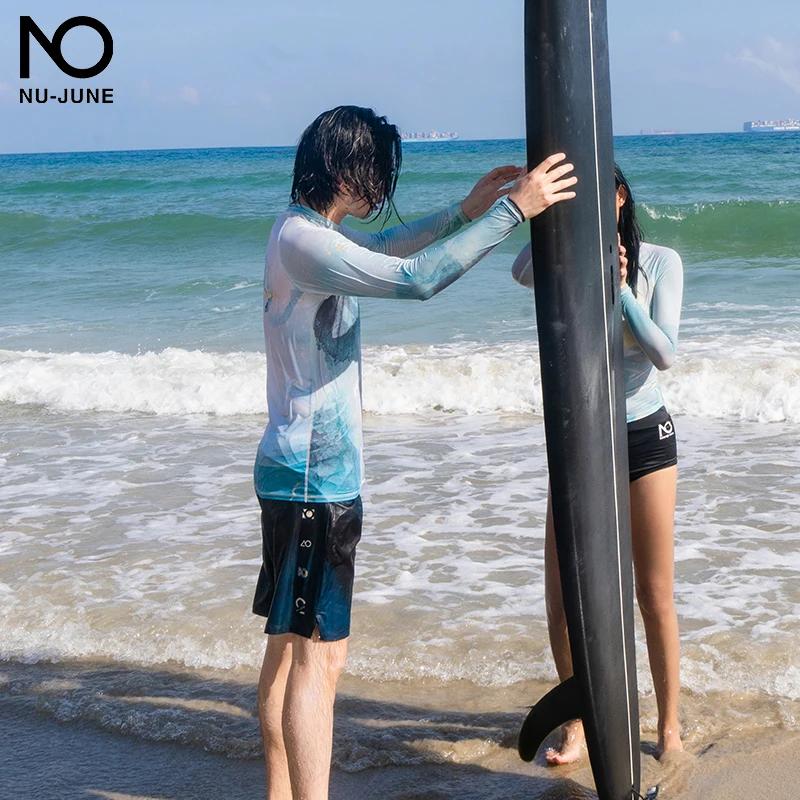 Maillot de bain manches longues homme - Chemise surf UV protection Rash Guard été natation