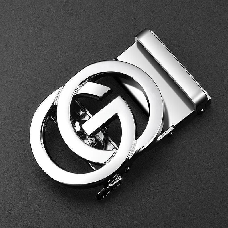 2025 nouveau 3.5cm or Chrome boucle automatique concepteur boucle de ceinture mode hommes d'affaires