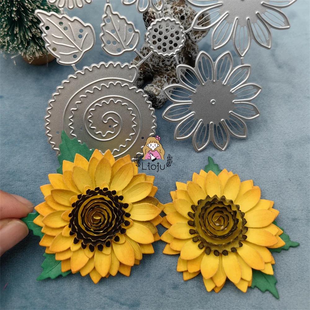 Matrices de découpe de pétales de fleurs de marguerite, pour bricolage, Scrapbooking, cartes de gauf