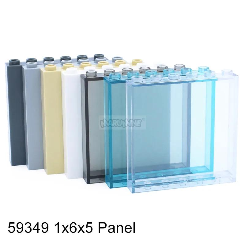 MARUMINE MOC – bloc de construction, partie fenêtre, maison en verre, panneau mural Transparent 8755