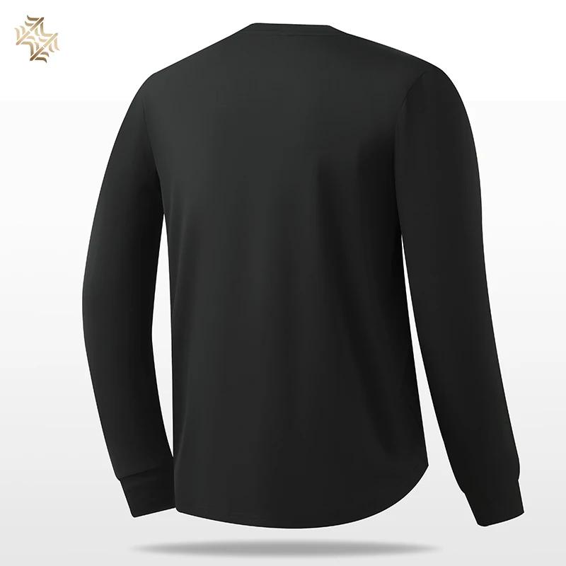 SBWL-T-shirt à manches longues pour hommes et femmes, T-shirt ample respirant, Course à pied en plei