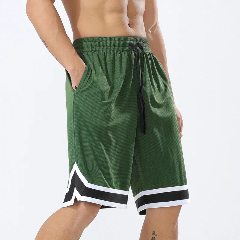 Short basket football homme respirant séchage rapide - Pantalon course extérieur poche zippée