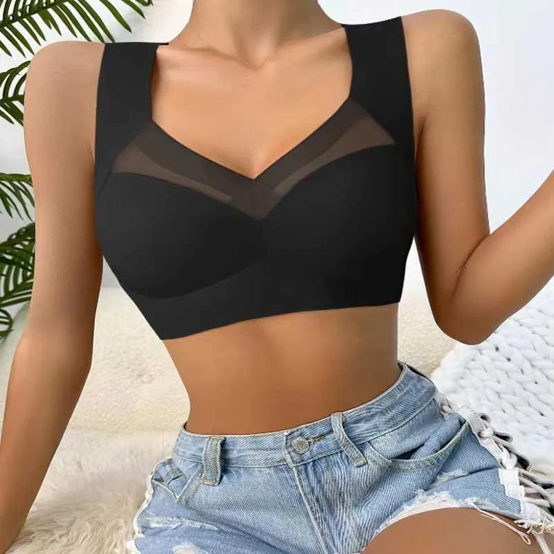 Sous-vêtements de sport pour femmes, soutien-gorge Invisible, sans couture, respirant, confortable,