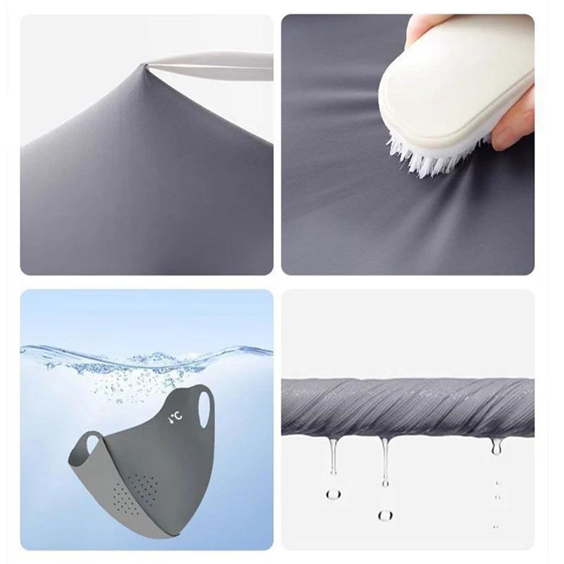 Masque Rafraîchissant en Soie Glacée pour Femme et Homme – Protection Solaire Légère, Lavable et Res