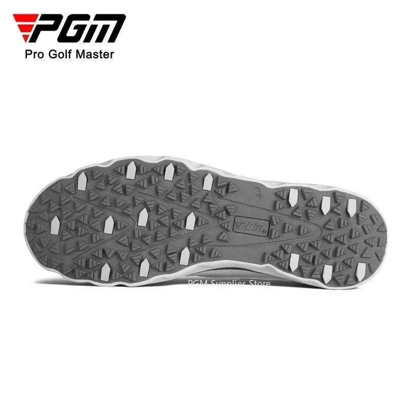 Chaussures golf PGM hommes lacets anti-dérapant imperméable baskets sport XZ245