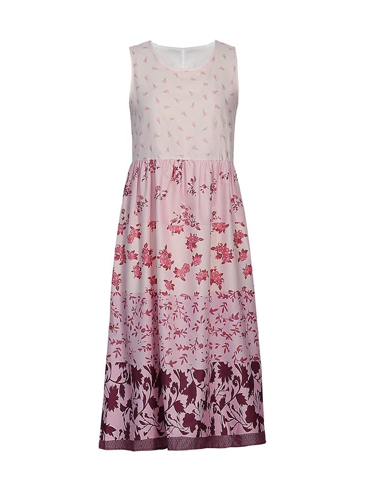Robe d'été grande taille pour femmes, col de plage, fluide, robe de soirée imprimée, robes hawaïenne