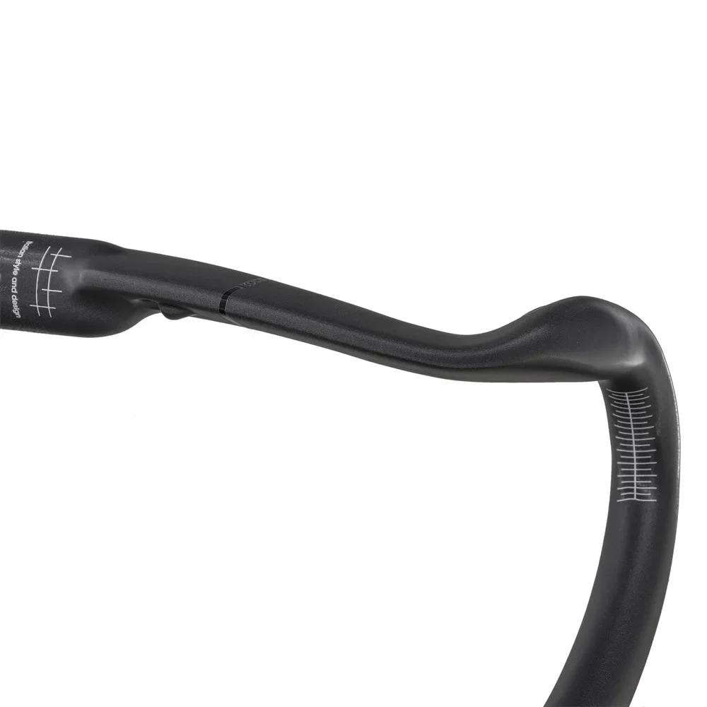 Guidon de vélo de route en carbone T1000, 31.8X380/400/420/440mm, routage interne mat UD, accessoire