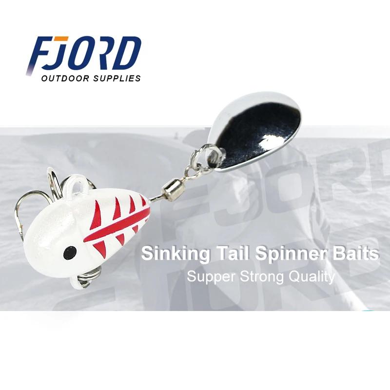 FJORD Spinner cuillère métal VIB queue réglage rapide 7g 10.5g 14g Swimbait leurre de pêche Mini gab