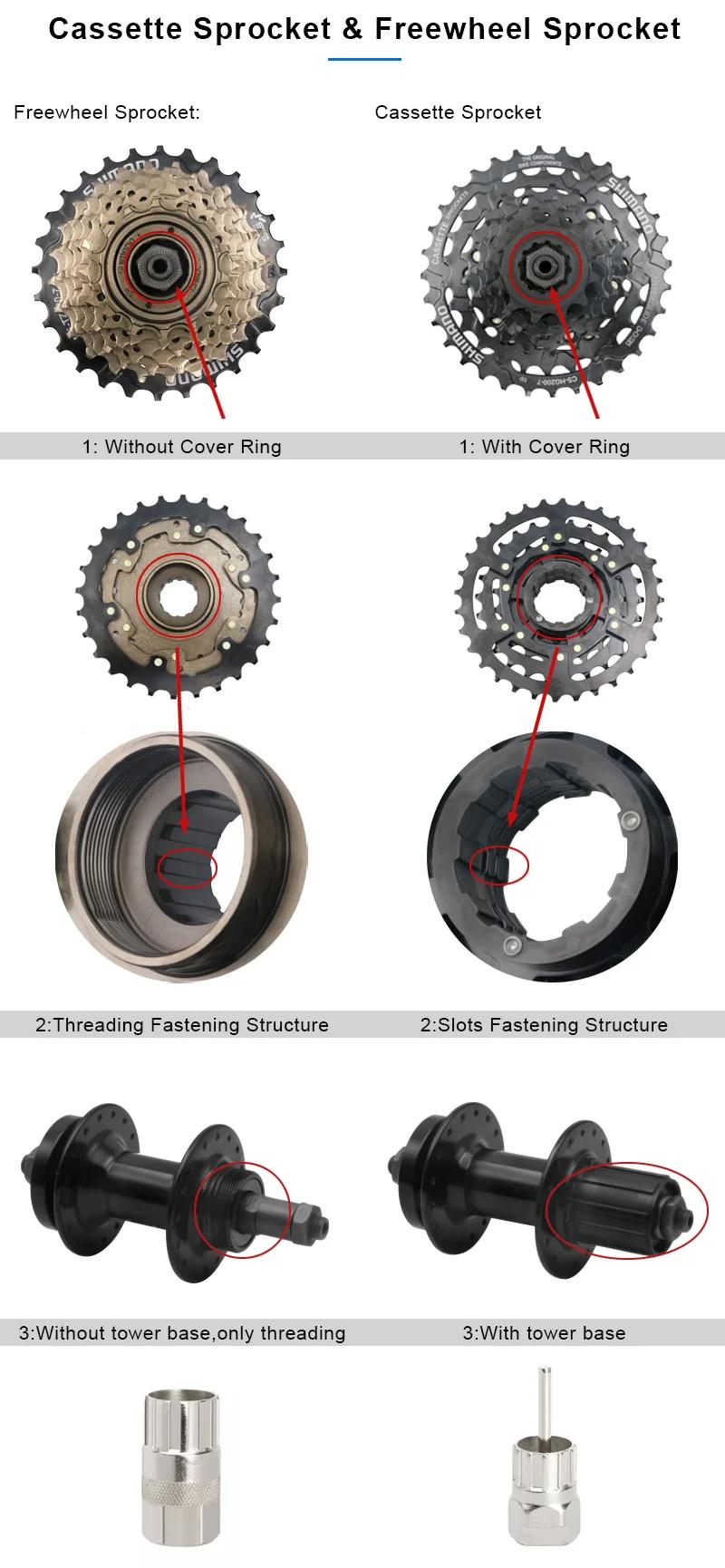 Outil de réparation de retrait de pignon de roue libre de vélo pour 6/7/8/9/10/11S extracteur de rév