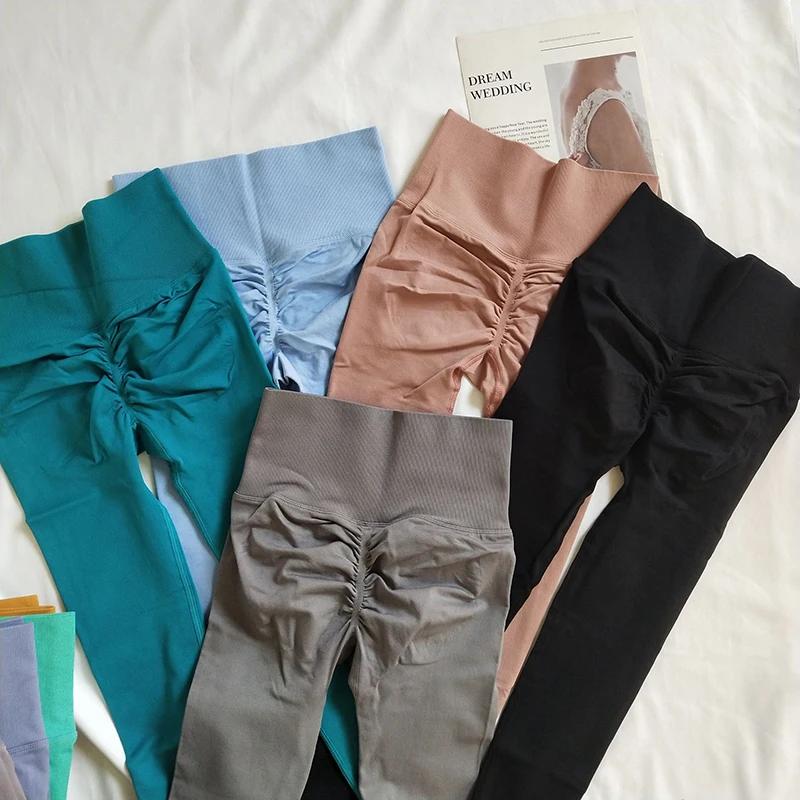 Pantalon de Yoga taille haute sans couture, Leggings de Sport transparent, pour course à pied, sécha