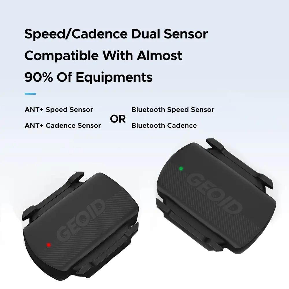 GEOID capteur de Cadence de vitesse de vélo fourmi Bluetooth pour ordinateur de cyclisme GPS double