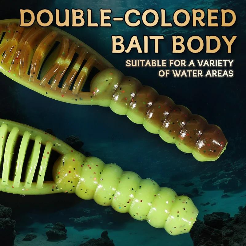 Leurres fanatik supercontinent 80mm/8 pièces 55mm/15 pièces leurre souple leurres de pêche appâts en