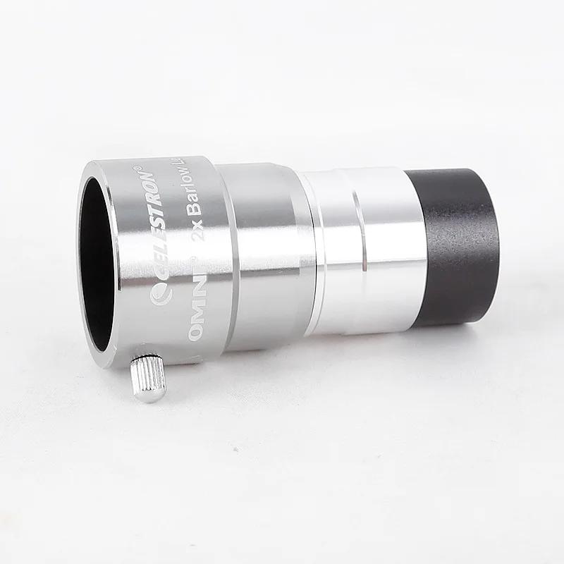 Celestron omni 2x lentille barlow lentille haute définition télescope astronomique lentille grossiss