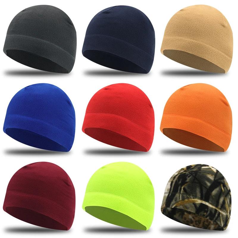 Chapeaux d'hiver chauds pour hommes femmes coupe-vent cyclisme thermique polaire casquettes Sport de