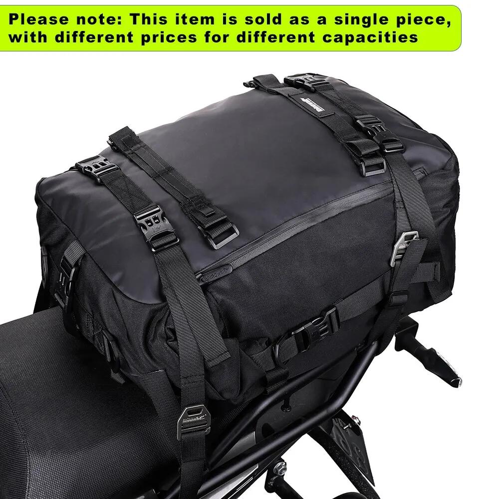 Rhinowalk Moto Siège Arrière Sac 10L Ou 20L Ou 30L Selle Étanche Côté Sac Bagages Pack Multifonction