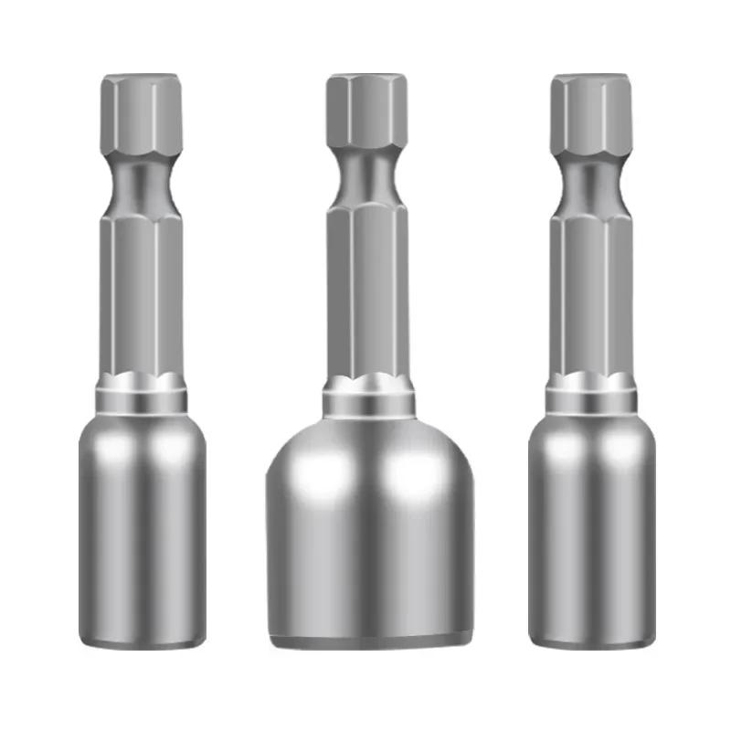 Jeu de douilles à percussion, tournevis à écrou magnétique, jeu de forets de 48mm, adaptateur à doui