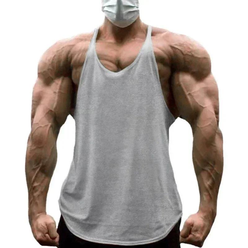 Débardeur sport homme sans manches - Coton respirant pour musculation et fitness été