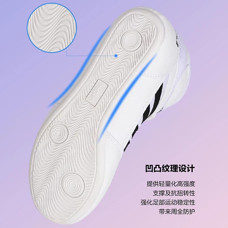 Chaussures de Lutte Boxe Professionnelles GINGPAI - Entraînement Homme Cuir Respirant