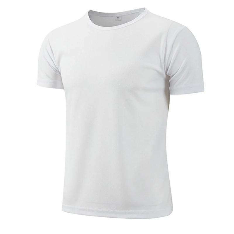 Hommes femmes séchage rapide à manches courtes Sport T-Shirt maillots de gymnastique Fitness chemise