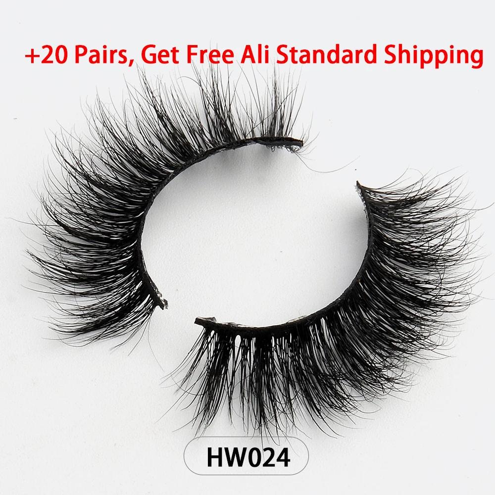Livraison directe en gros naturel vaporeux 3d vison faux cils maquillage vison faux cils avec bande