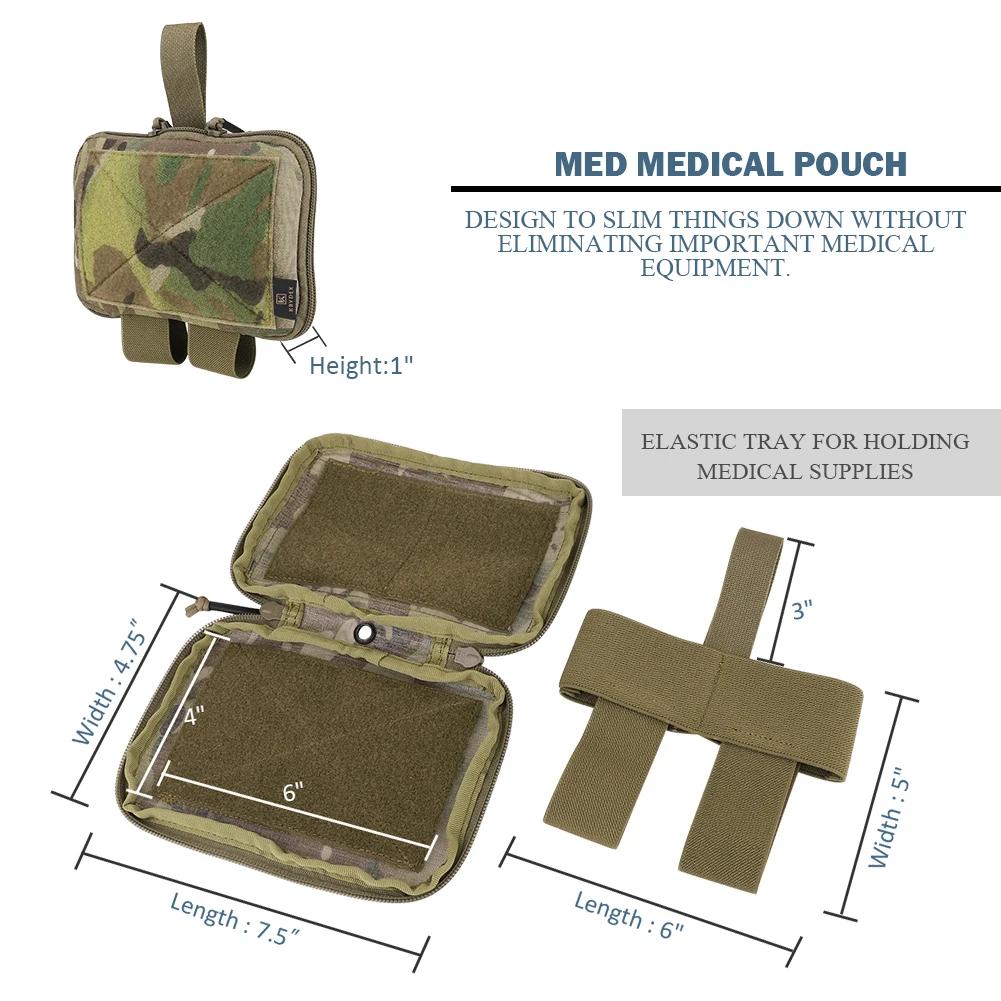 KRYDEX ceinture tactique TRA MED1 pochette médicale EMT pochette utilitaire de premiers secours IFAK