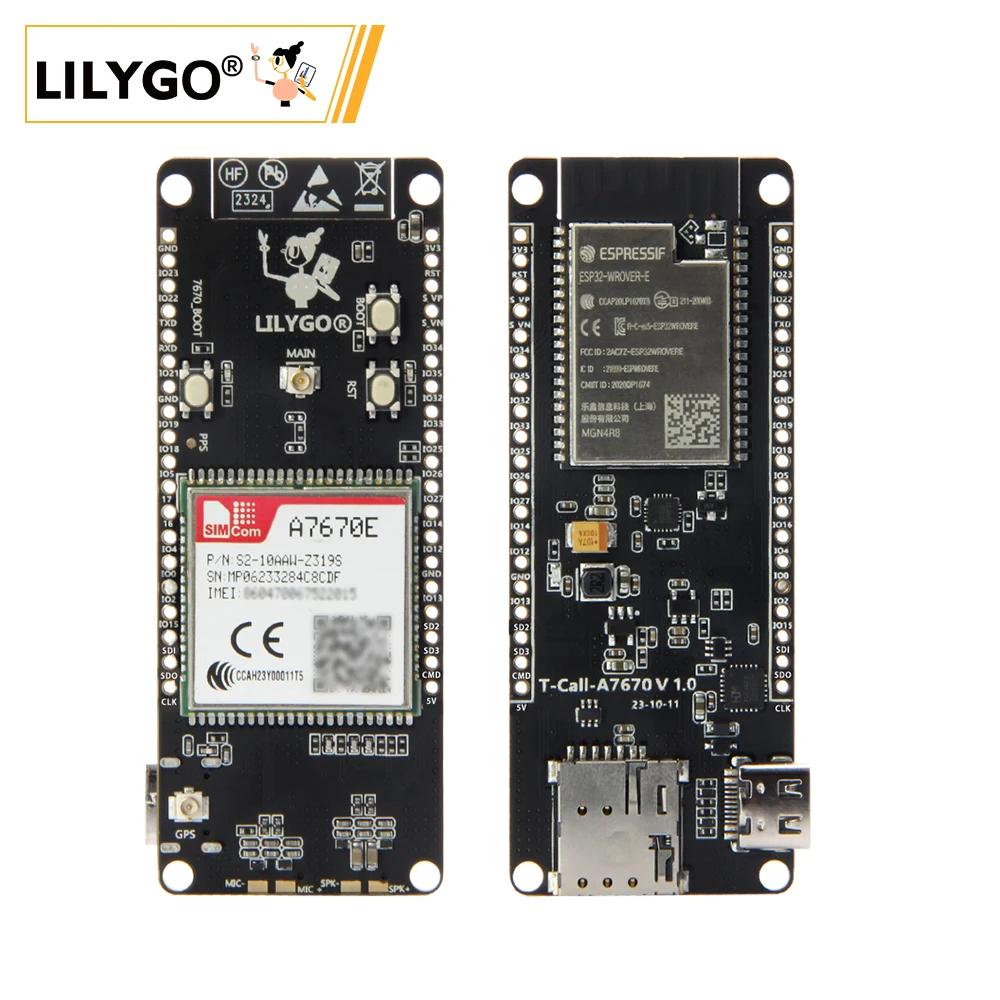 LILYGO® T-Call A7670 4G 2G ESP32 Carte de développement A7670E persévérance 101Réseau cellulaire ESP