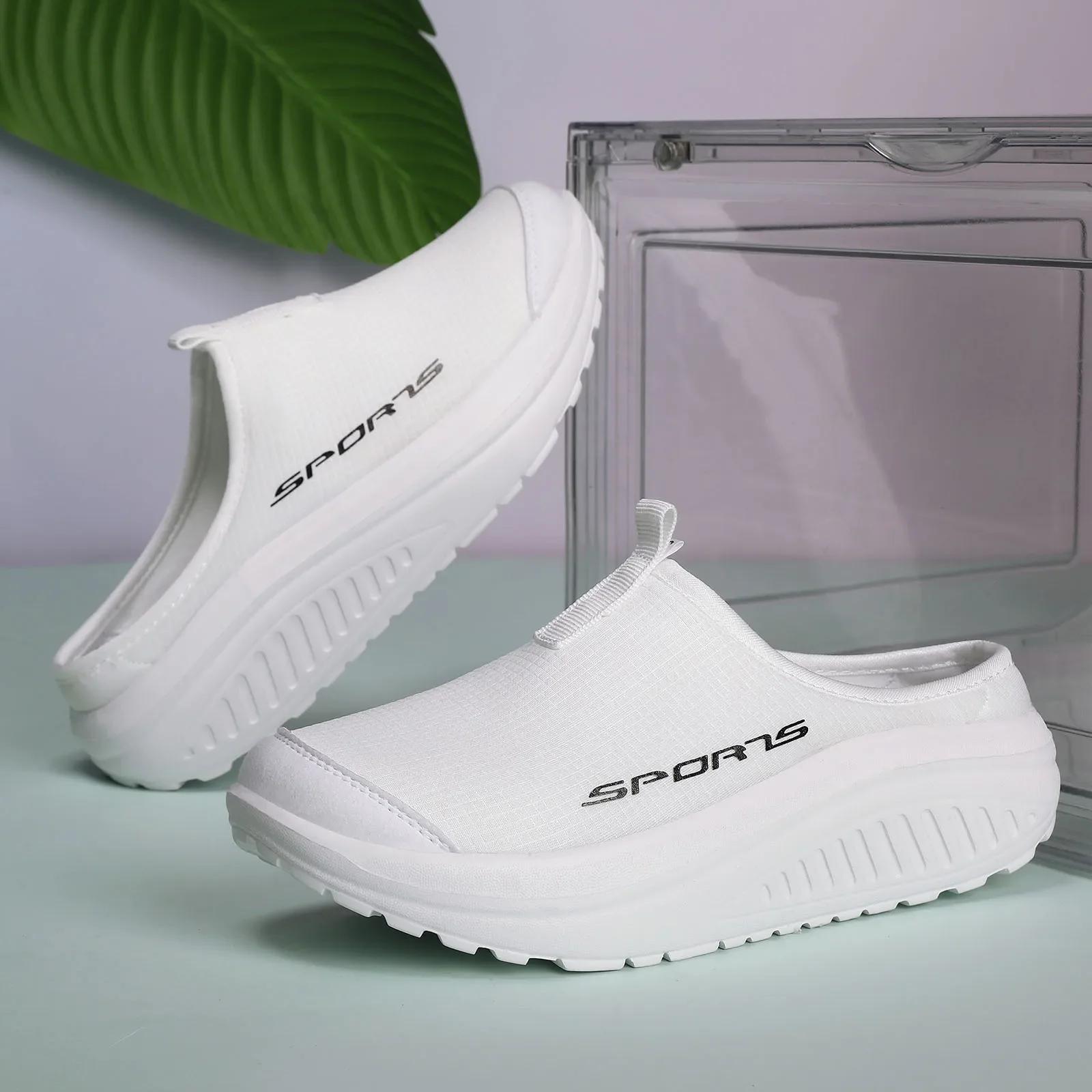 Chaussures à l'offre elles optiques semi-traînées pour femmes, décontractées, légères, respirantes,