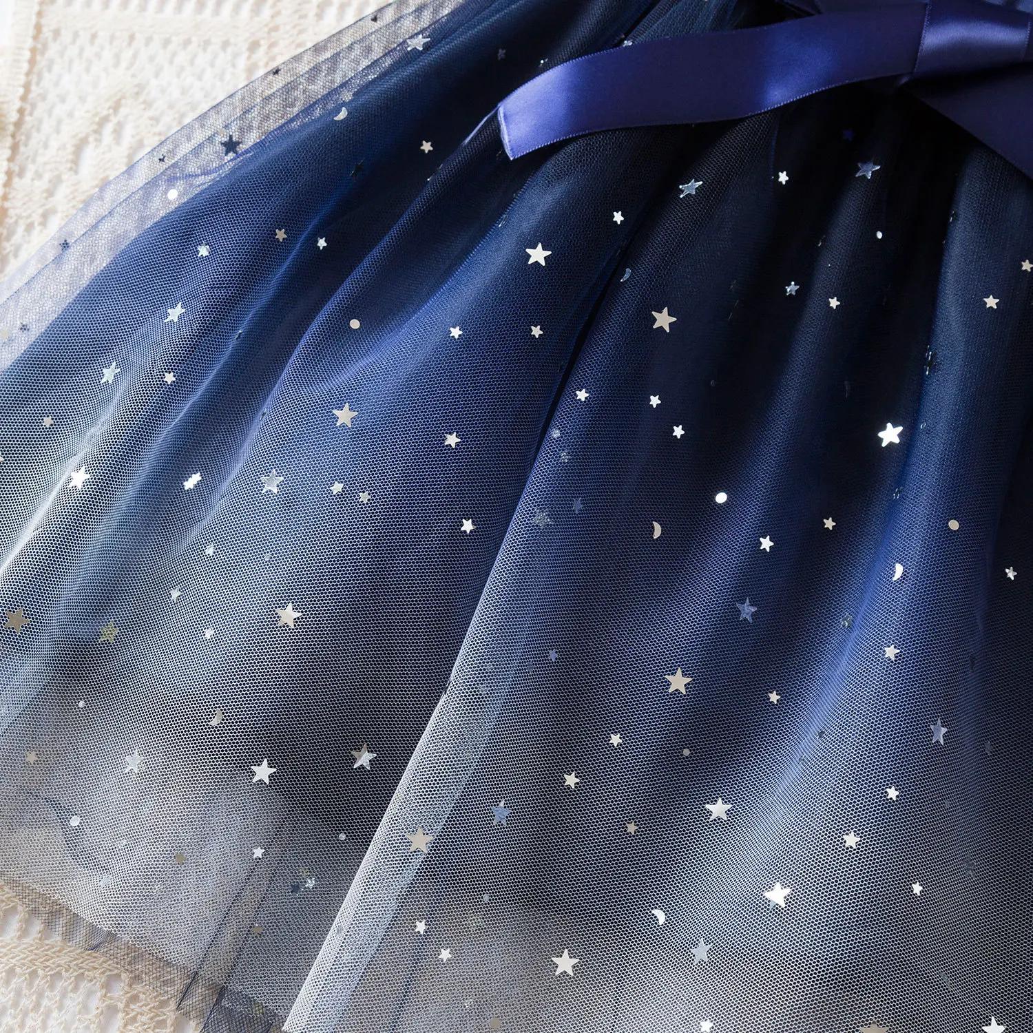 Robe tutu à paillettes pour filles K-Pop Hunters Zoey Rumi avec nœud et manches bouffantes, tenue de