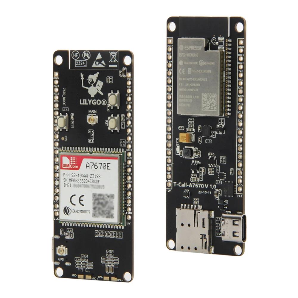 LILYGO® T-Call A7670 4G 2G ESP32 Carte de développement A7670E persévérance 101Réseau cellulaire ESP