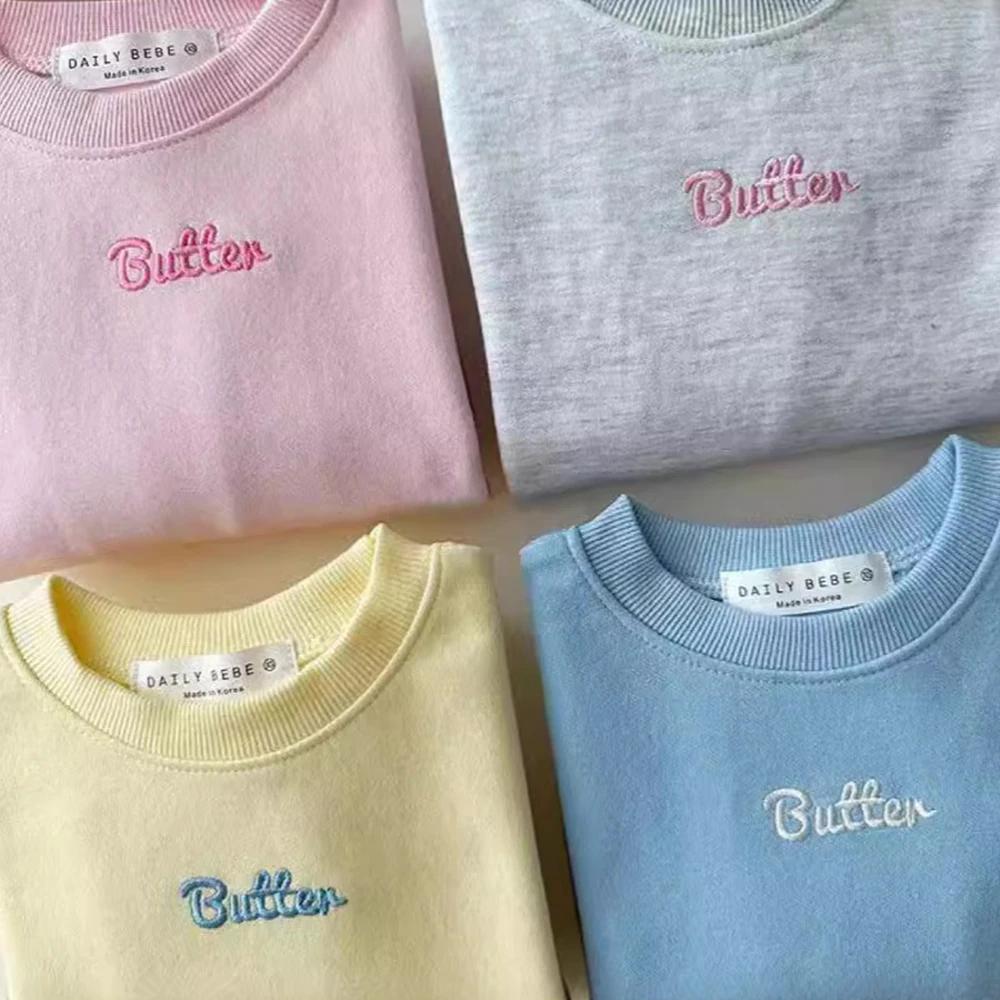Ensemble de vêtements de dessin animé coréen pour bébé garçon et fille, survêtement décontracté, T-s