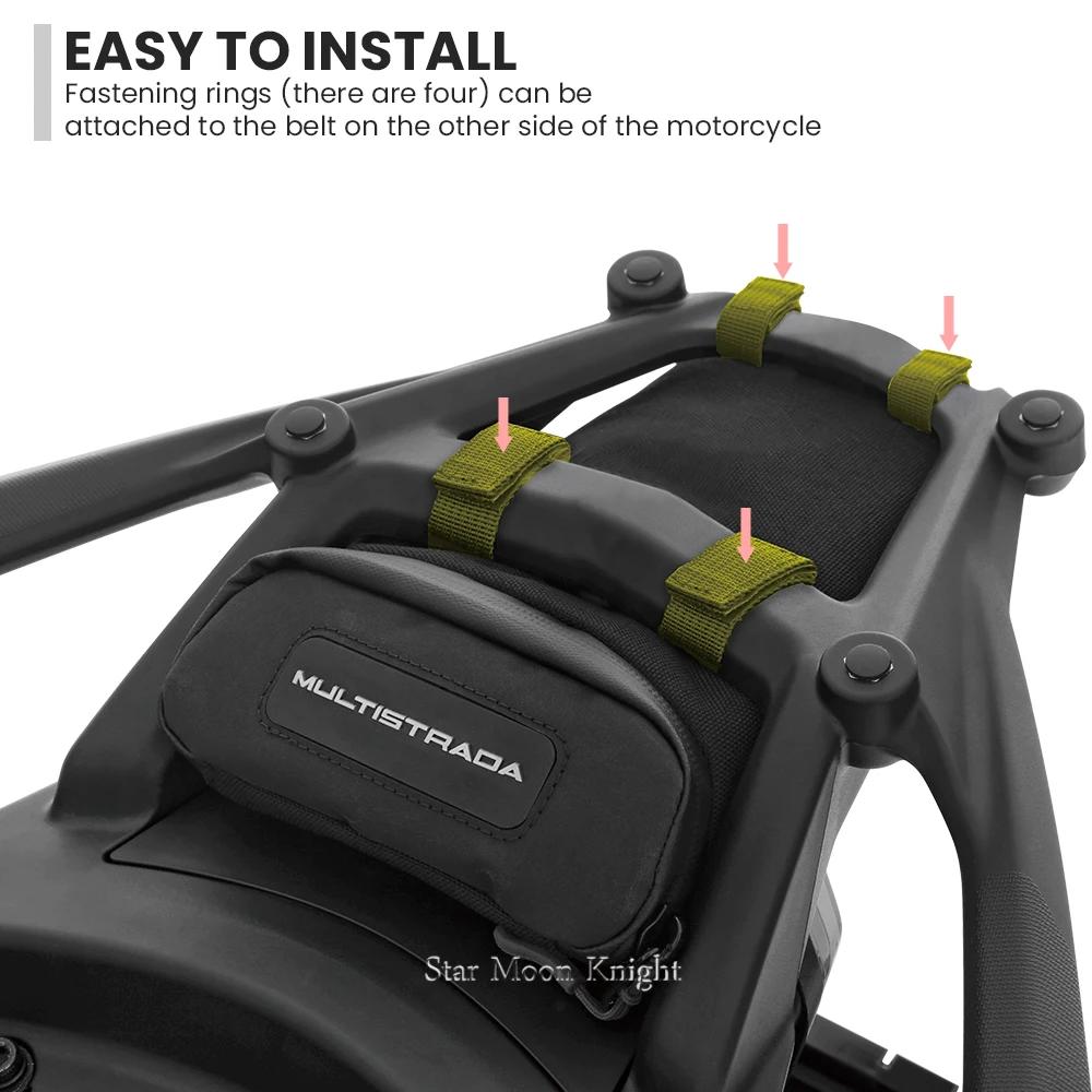 Porte-bagages sous le sac pour Ducati Multistrada V4 S V4S V4 Pikes Peak Rally, outil d'entretien, s
