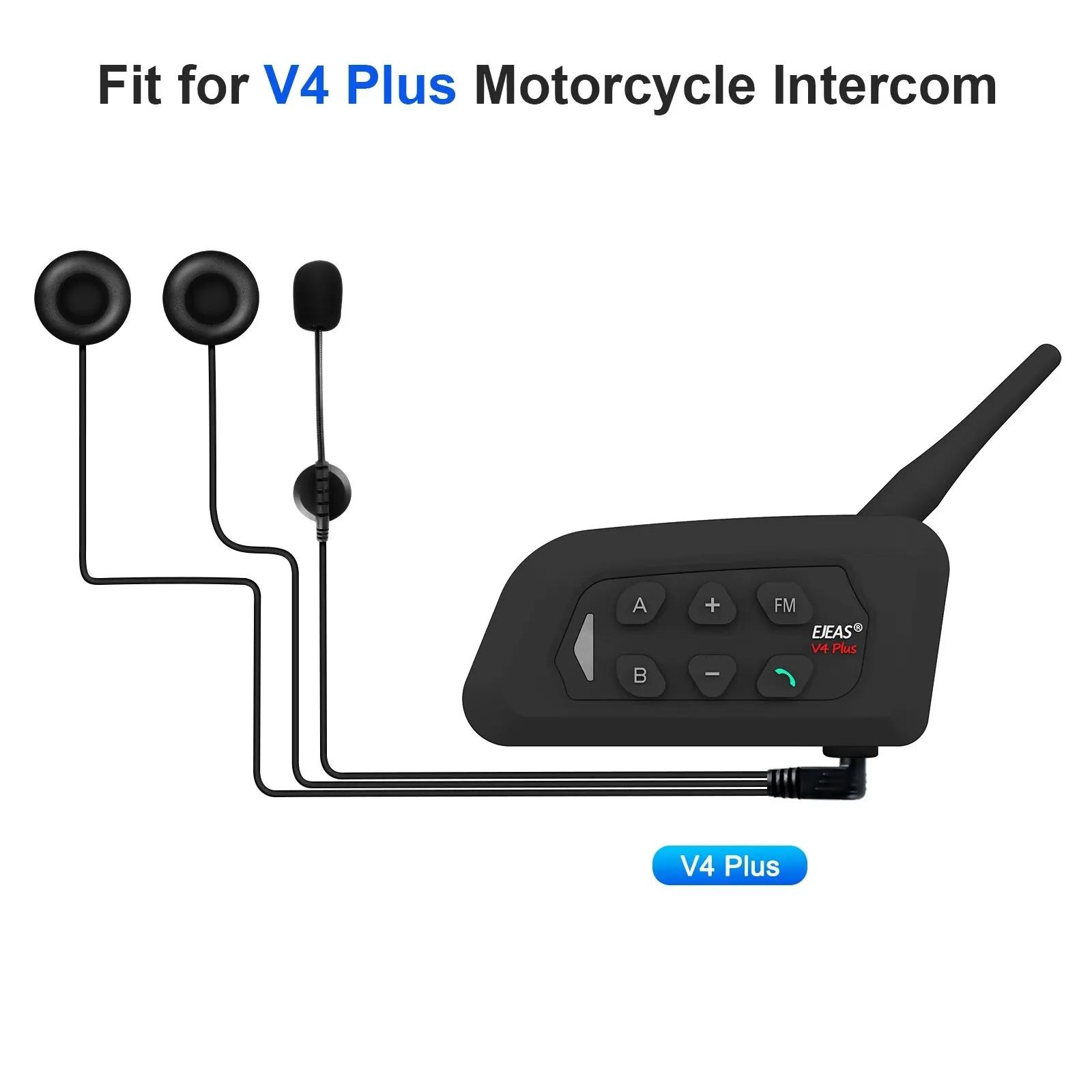 EJEAS 3.5mm Jack HiFi CVC Réduction Du Bruit Microphone Casque pour V6 Série Q2 Q7 V4 Plus Moto Blue