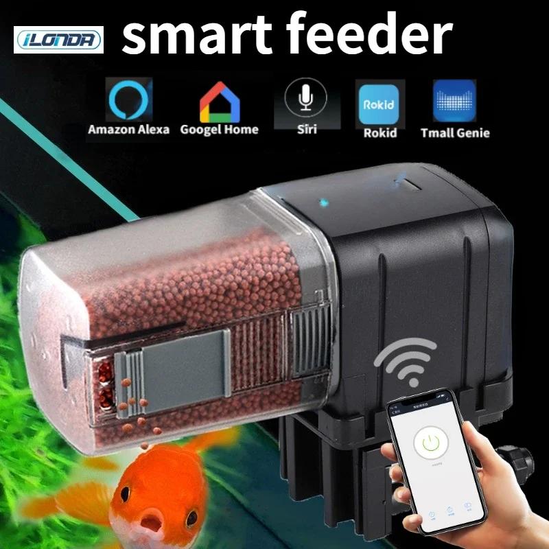 Alimentation automatique pour Aquarium, synchronisation/Wifi, sans fil, application pour téléphone I