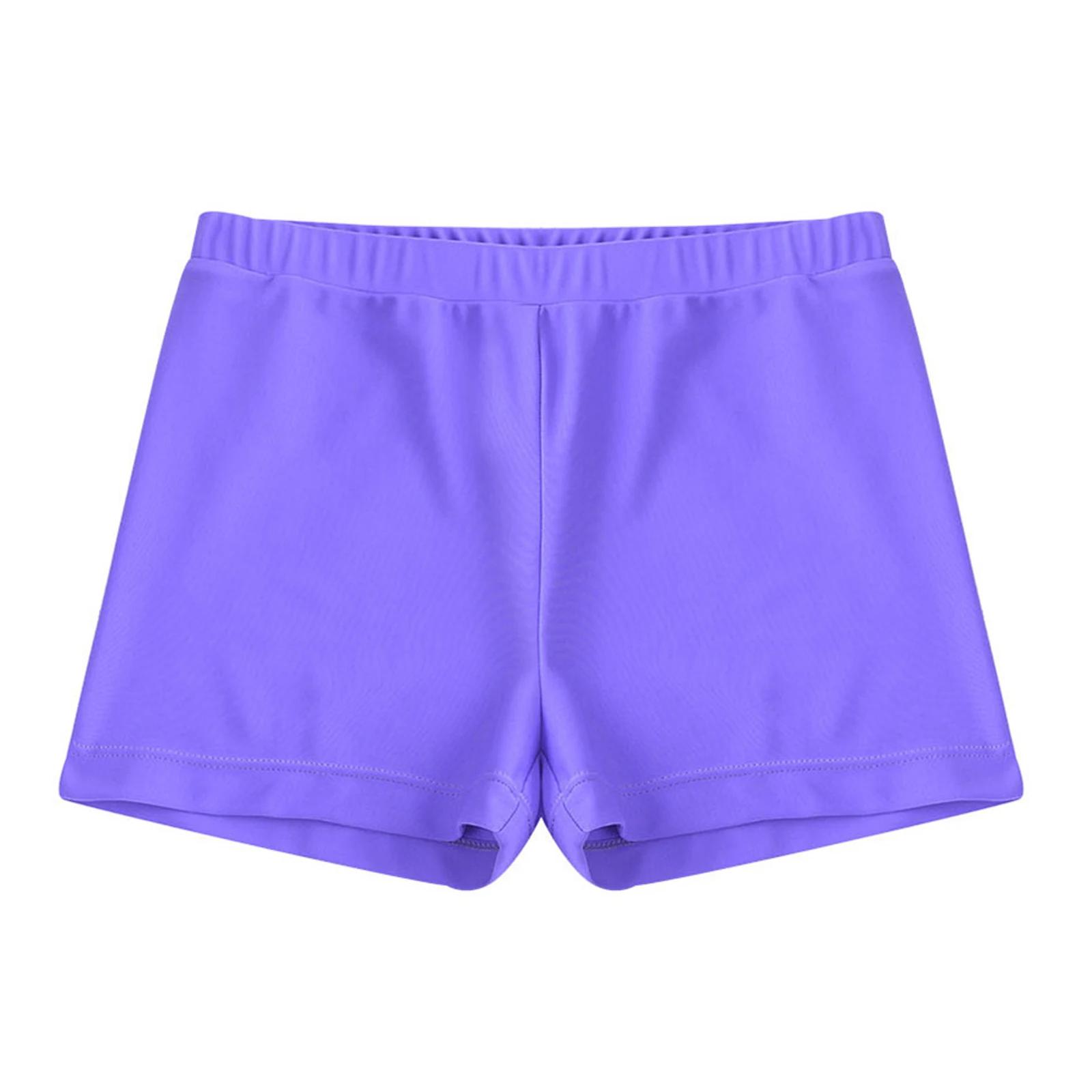 Maillot de bain couleur bonbon pour filles, short de planche élastique à séchage rapide, Protection