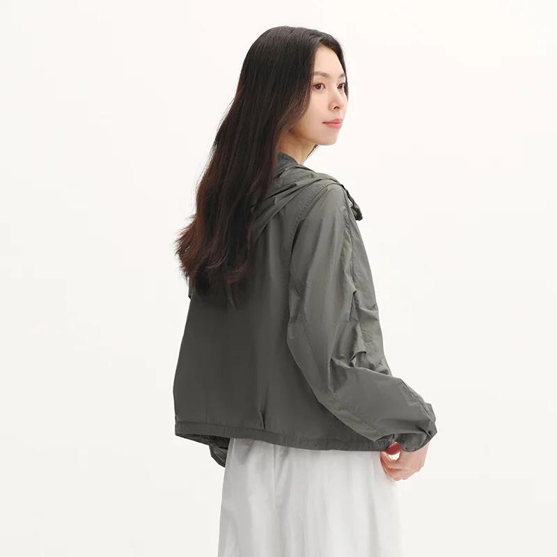 Veste UV Femme Semir 2026 – Sensation de Fraîcheur, Maille Respirante, Coupe Ample, Capuche à Cordon