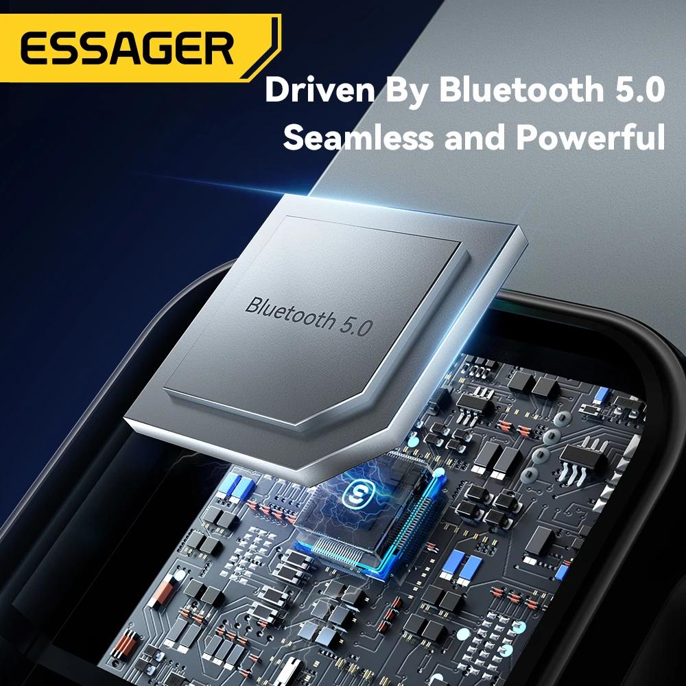 Essager USB Bluetooth Aux adaptateur Dongle USB à 3.5mm Jack Audio sans fil mains libres Kit pour vo
