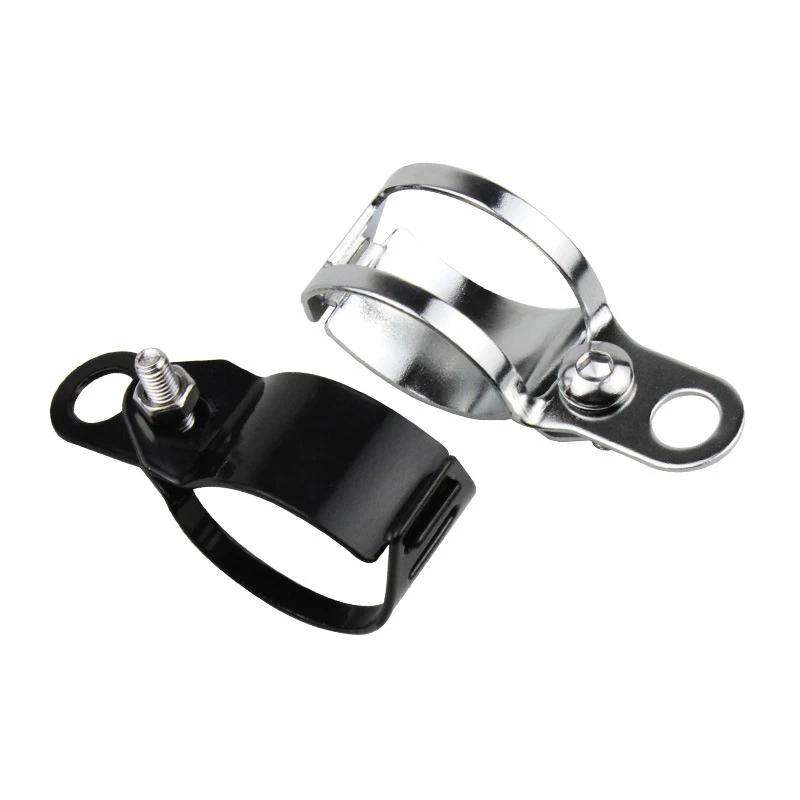 Support universel pour clignotants de moto, 2 pièces, supports de fixation en métal pour fourche ava