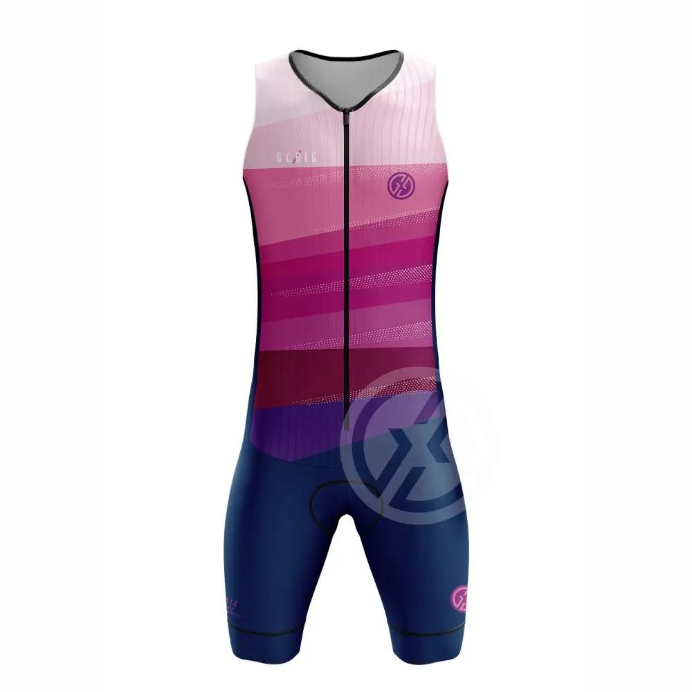 Combinaison de performance sportive pour hommes, combinaison de course TriDuvet d'été, fibre imbibée