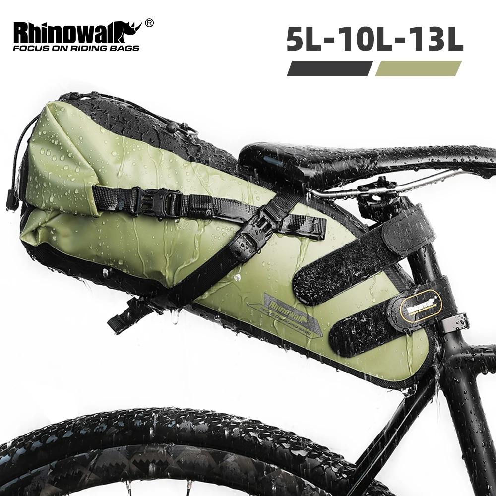 Bal inowalk-Sac de dégager de vélo étanche, rangement de grande capacité, sac arrière arrière, sacoc